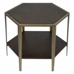 Buy 🛒 Other Shapes - End Tables & Side Tables Uttermost Alicia Geometric Accent Table 😀