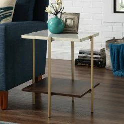 Discount 😉 Square End Tables & Side Tables Manor Park Mid-Century Modern Square Side Table ⭐
