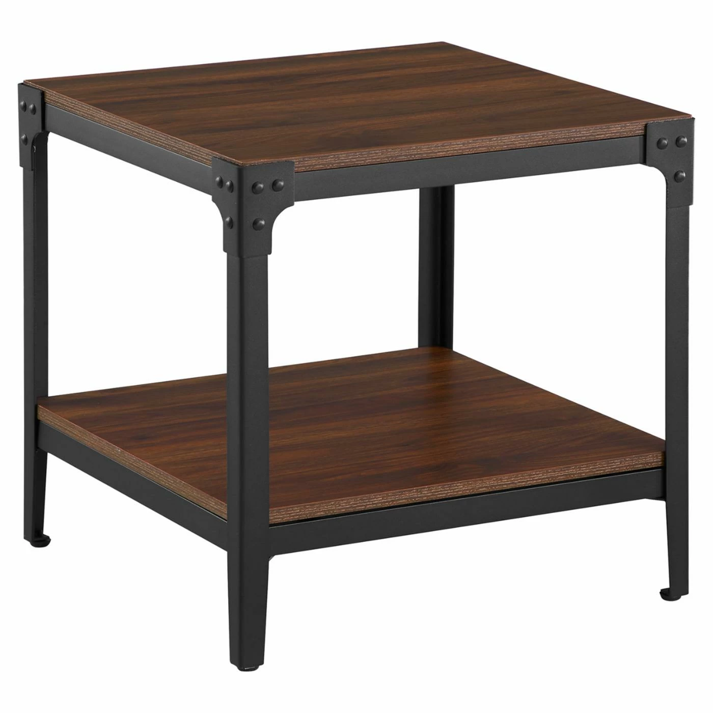 Promo βοΈ Square End Tables & Side Tables Manor Park Rustic Wood End Table - Set Of 2 π