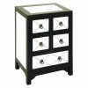 Best reviews of 🌟 Wayborn Rectangle End Tables & Side Tables Tanner 5 Drawer Mirror Chest 👏