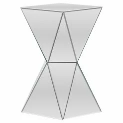 Coupon 👏 Square End Tables & Side Tables Baxton Studio Rebecca Mirrored Side Table 🧨