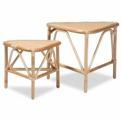 Cheap 🔔 Triangle End Tables & Side Tables Baxton Studio Jayden 2-Piece End Table Set 🥰