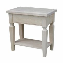 Hot Sale ✨ Rectangle End Tables & Side Tables International Concepts Vista Side Table - Unfinished 😉