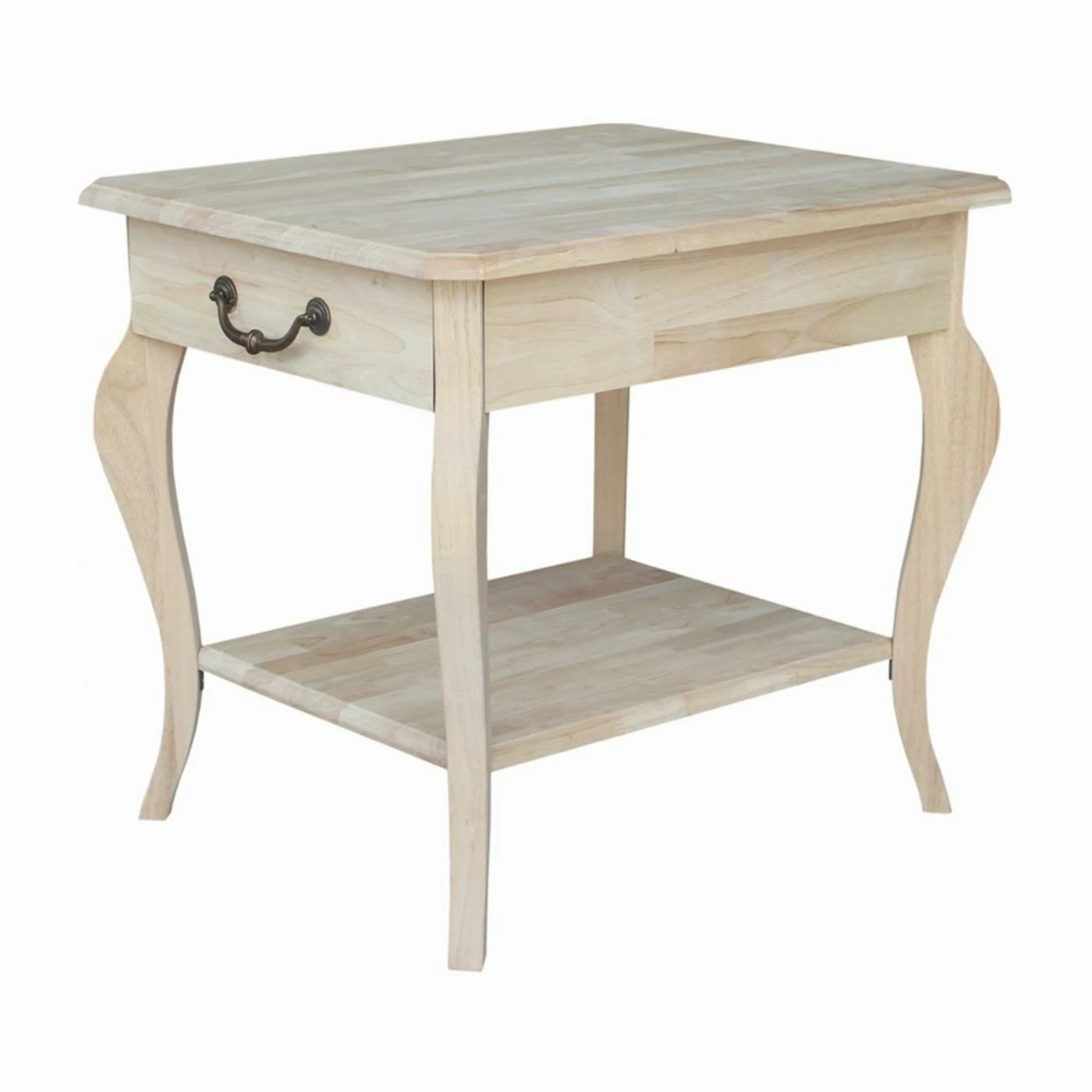 Deals βοΈ Rectangle End Tables & Side Tables International Concepts Cambria End Table - Unfinished π