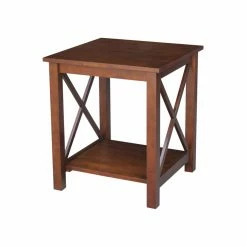 Discount 💯 Square End Tables & Side Tables International Concepts Hampton End Table - Espresso ✔️