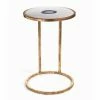 Cheapest 👏 All Other Brands Round End Tables & Side Tables Aquarius Agate And Marble Inlay Accent Table 😍