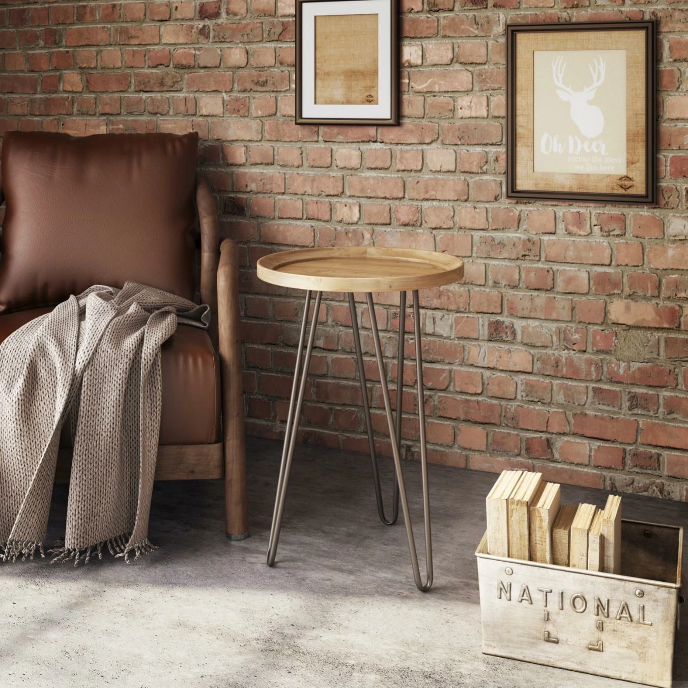 Cheap ๐ Round End Tables & Side Tables Aspire Home Accents Alper End Table ๐งจ - Image 5