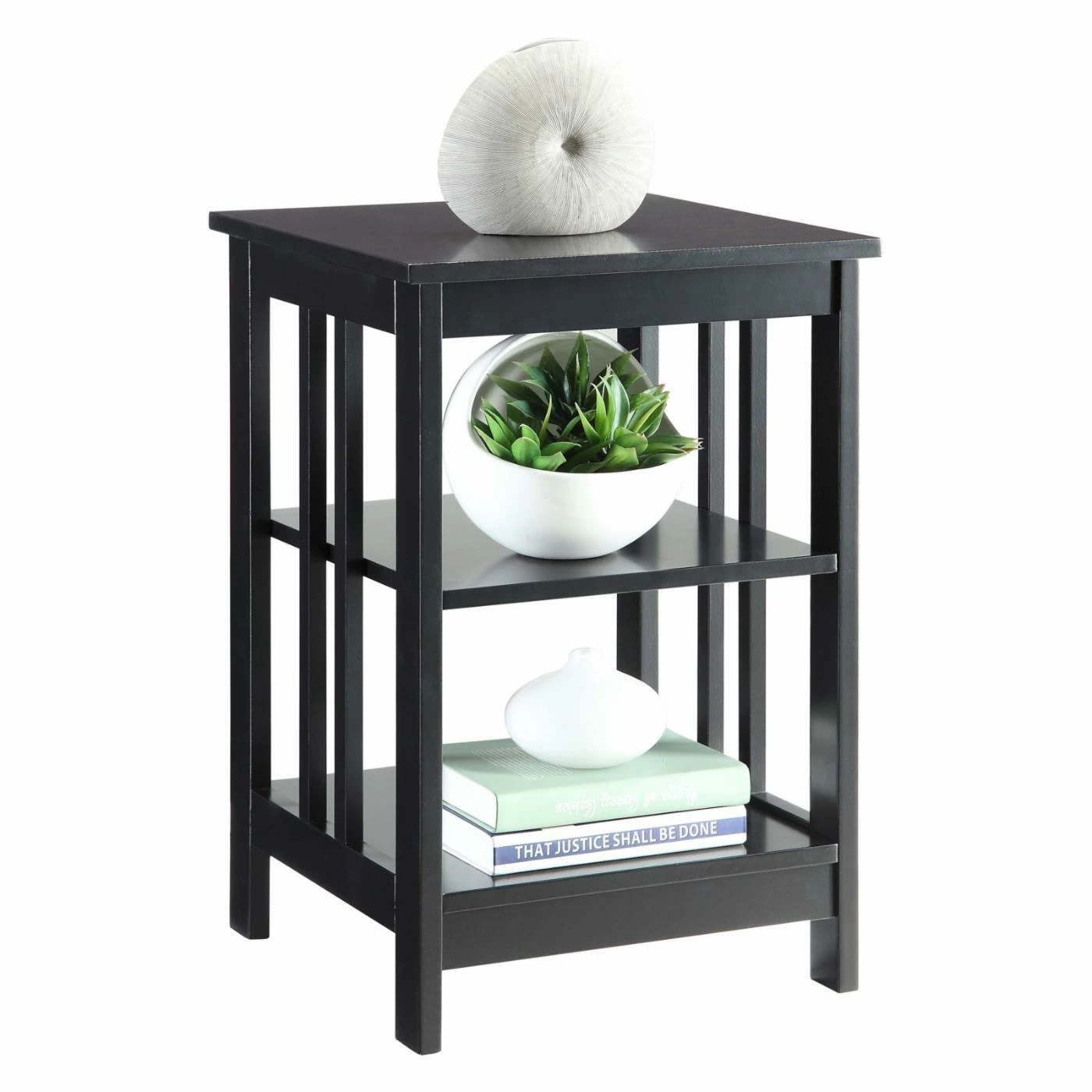 Best deal 🎉 Square End Tables & Side Tables Convenience Concepts Mission End Table 😉 - Image 5