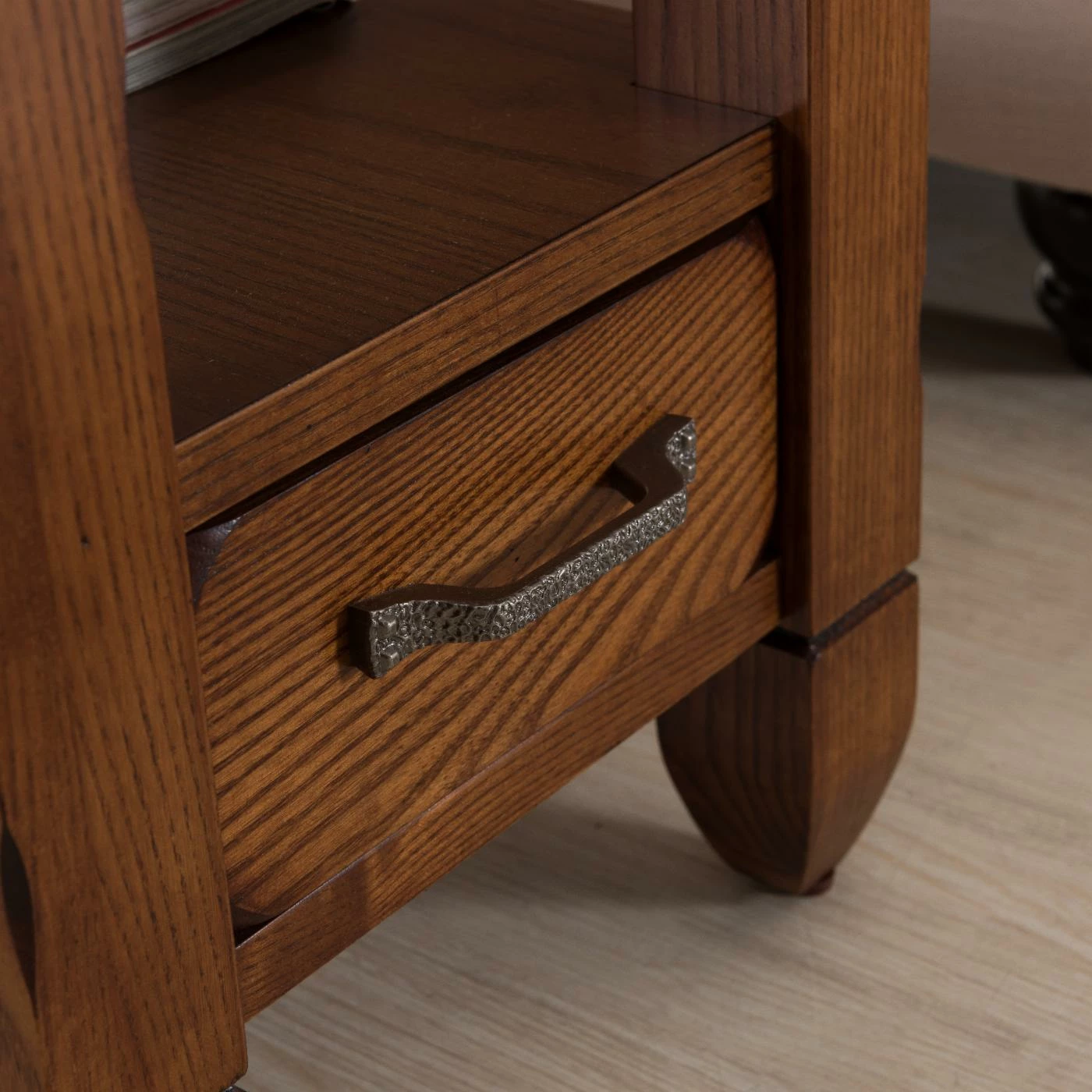 Deals ⌛ Rectangle End Tables & Side Tables Leick Home Slatestone One Drawer Side Table With Slate Tile, Rustic Oak ✔️ - Image 5