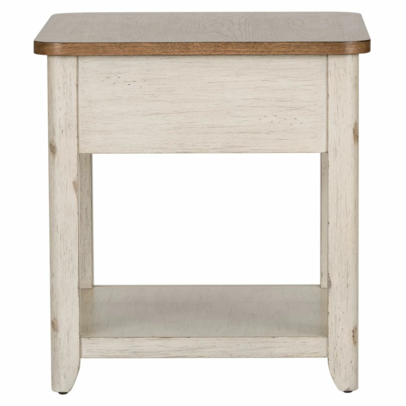 Outlet π Rectangle End Tables & Side Tables Liberty Furniture Industries Farmhouse Reimagined End Table With Basket π - Image 5