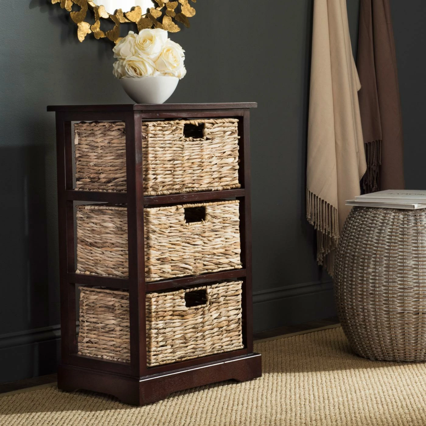 Flash Sale π Rectangle End Tables & Side Tables Safavieh Halle Storage Side Table π - Image 5