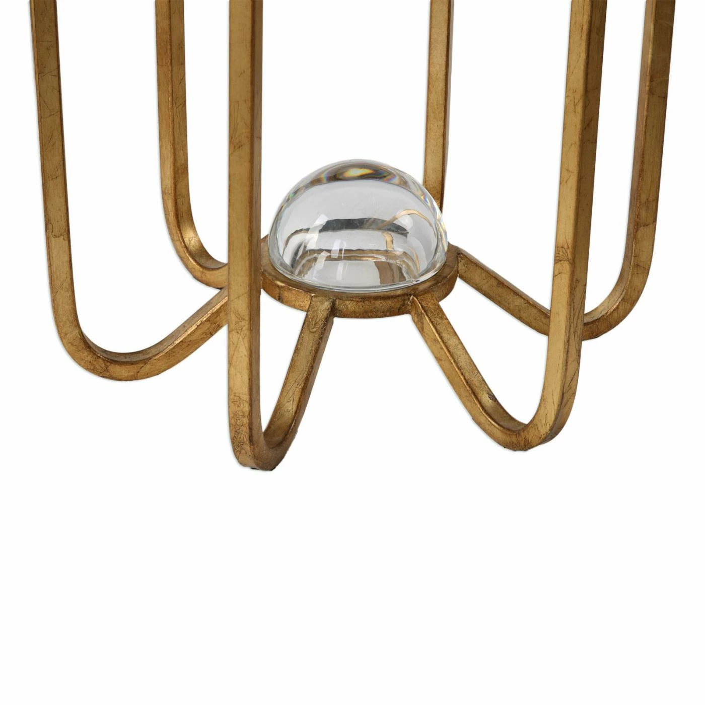 Best Pirce π Round End Tables & Side Tables Uttermost Allura Gold Accent Table β€οΈ - Image 5