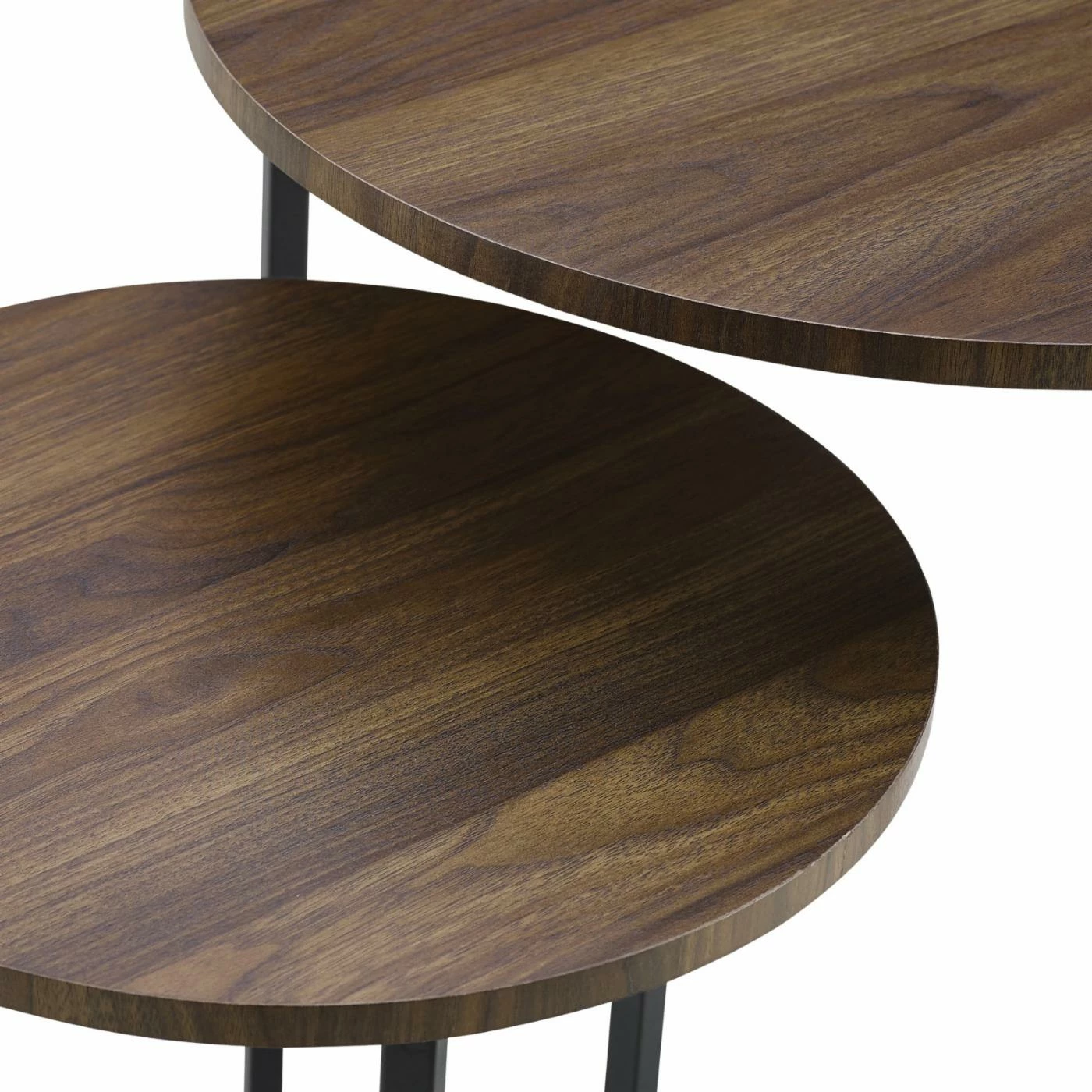 New π Round End Tables & Side Tables Manor Park 2 Piece Round Nesting End Table Set π― - Image 5