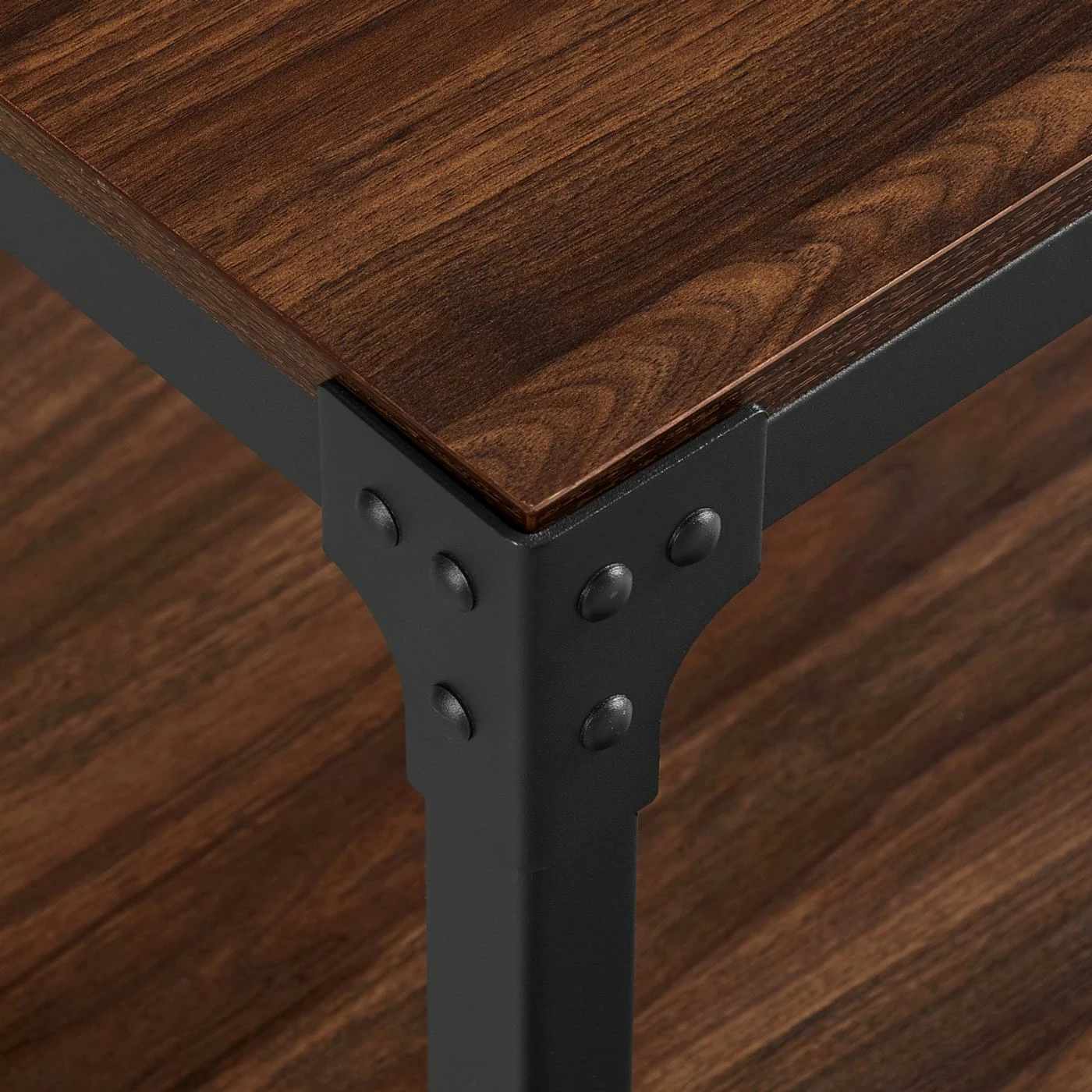 Promo βοΈ Square End Tables & Side Tables Manor Park Rustic Wood End Table - Set Of 2 π - Image 5