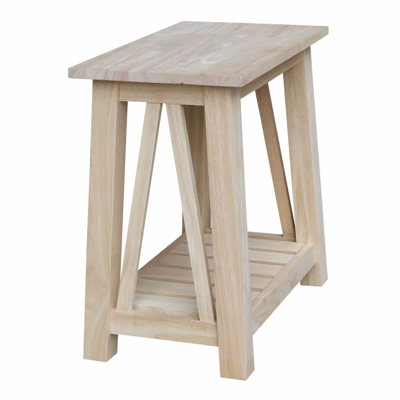 Best reviews of 🎁 Rectangle End Tables & Side Tables International Concepts Surrey Side Table - Unfinished 👍 - Image 4